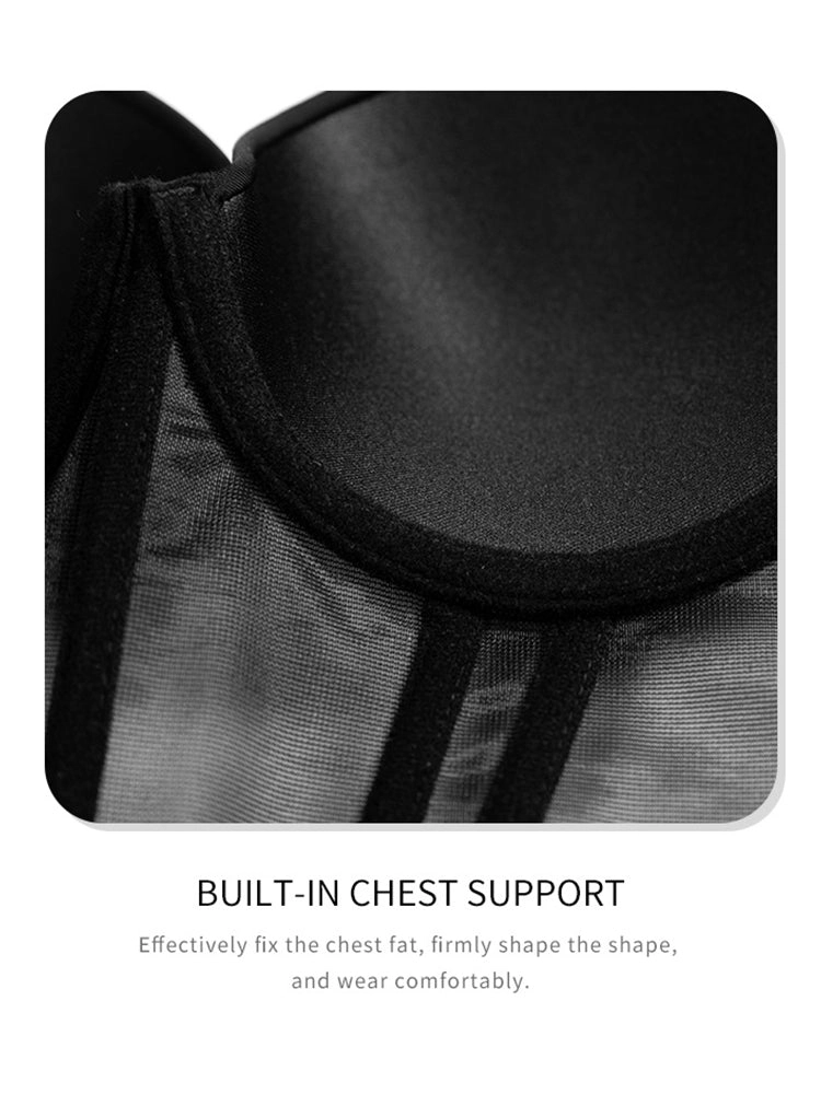 Sexy Underwire Bustier Corset with Straps