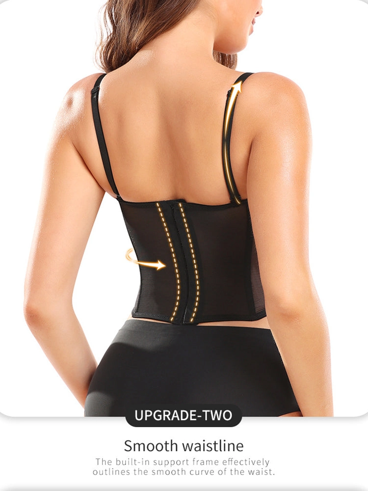 Sexy Underwire Bustier Corset with Straps