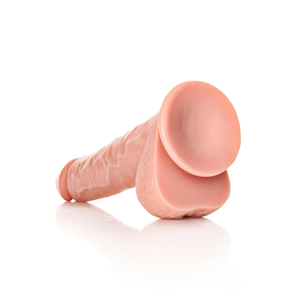 Shots Real Rock Realistic Straight Dildo With Balls 12 Inch - Light