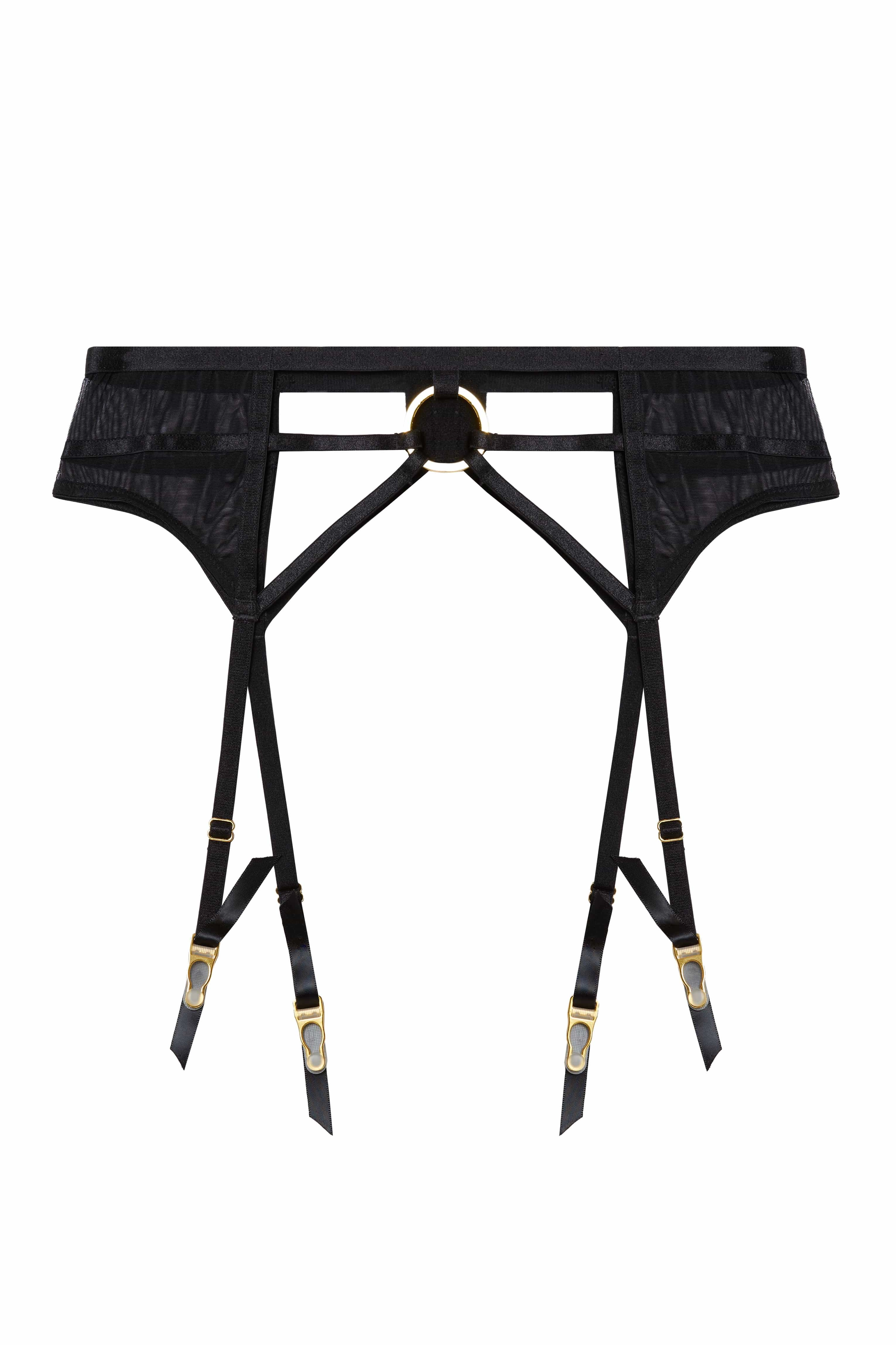 Sierra Black Gold Ring Suspender