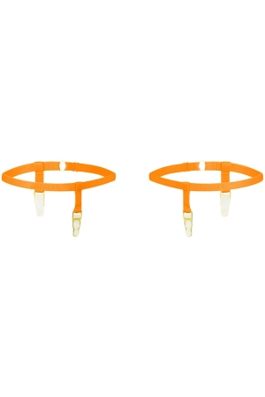 Signature Leg Garters Orange