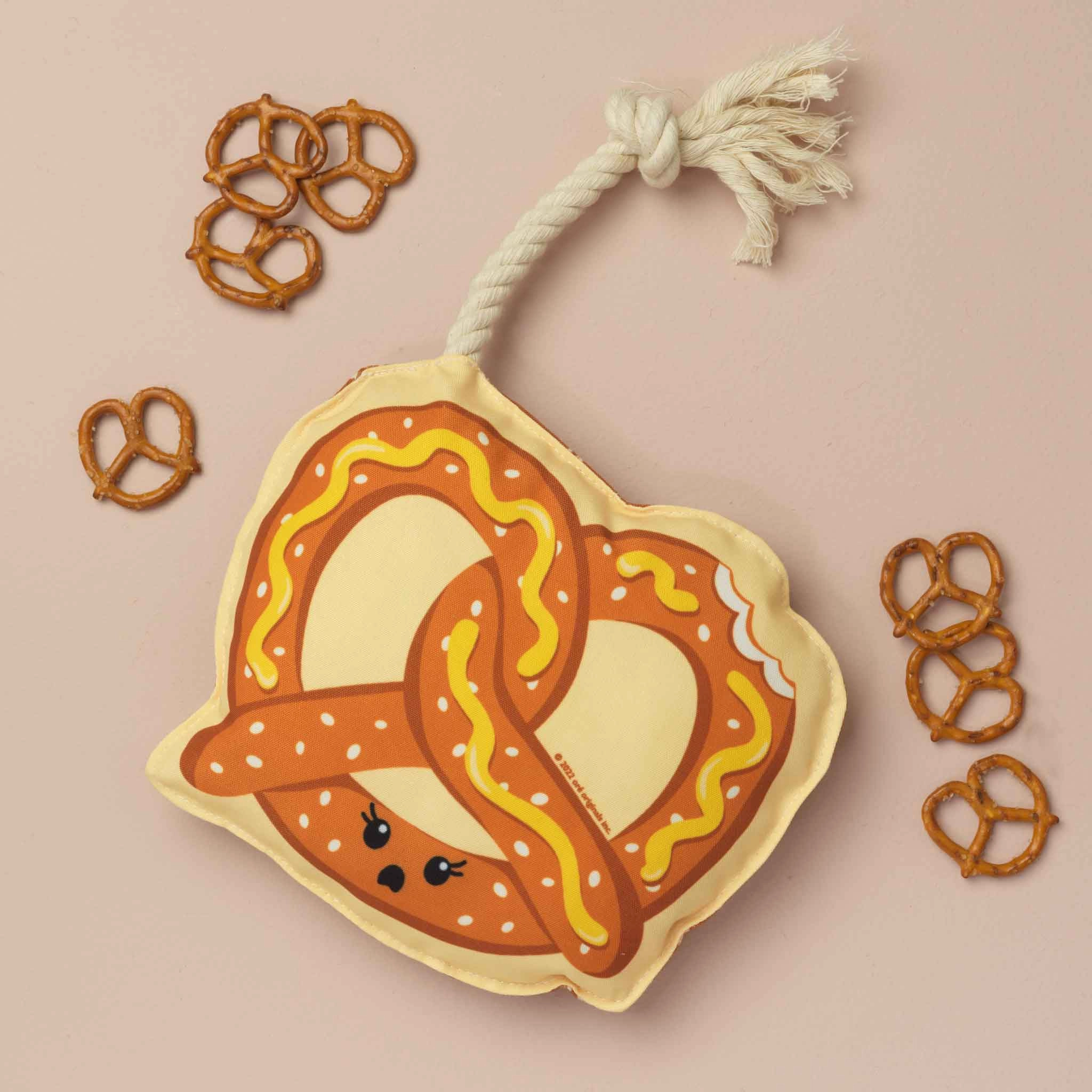 Speckle & Spot Pretzel Rope Dog Toy