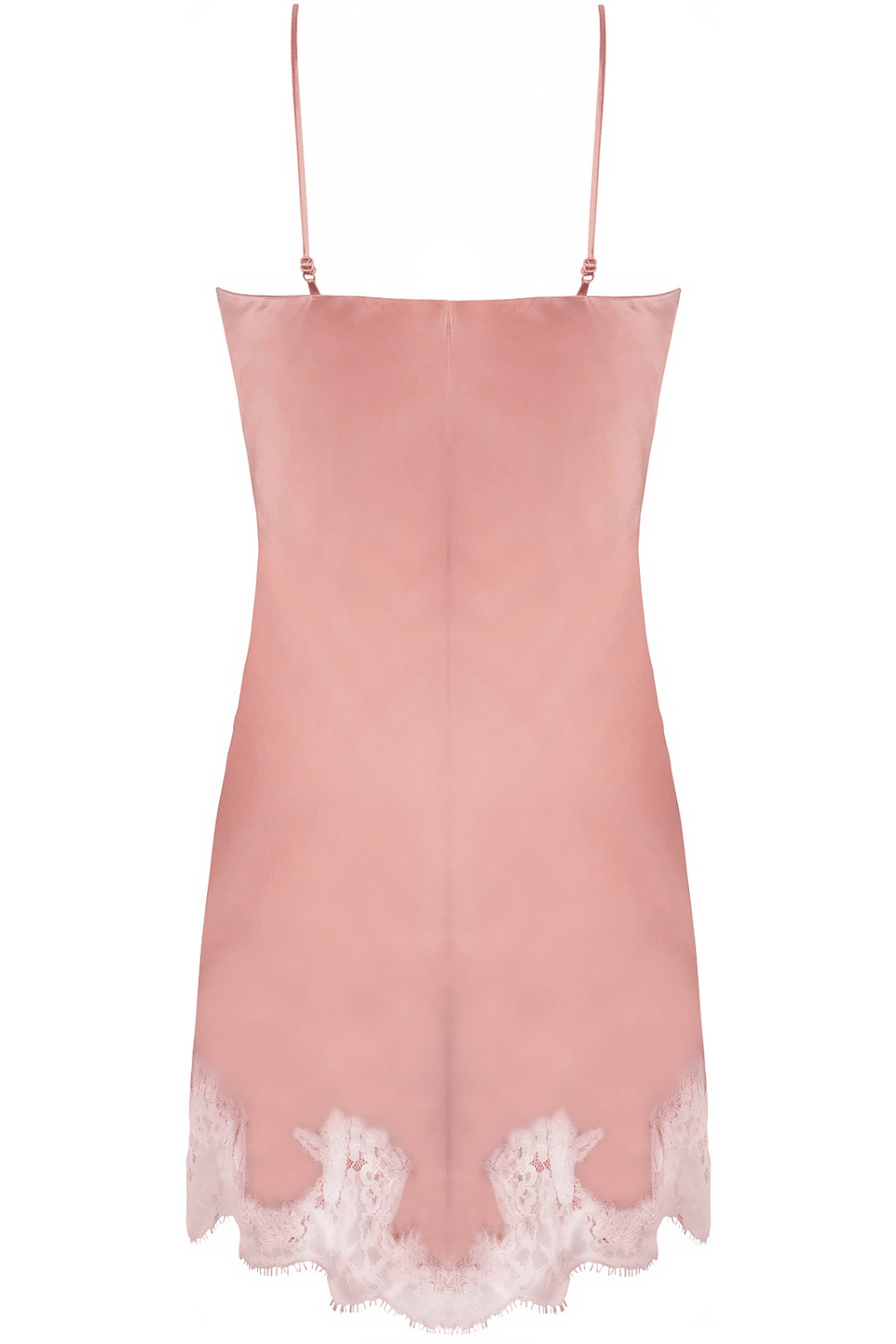 Splendeur Soie Silk Night Dress in Rose, Size L (UK 14)