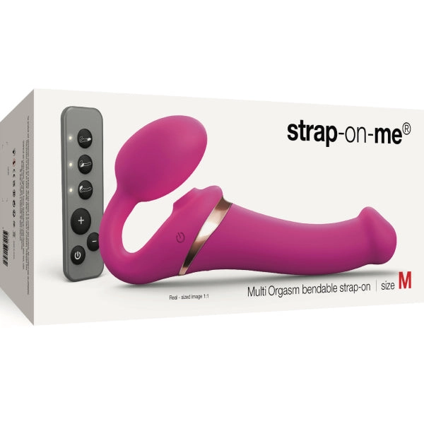 Strap On Me Strapless Multi Orgasm Fuchsia - Large