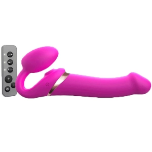 Strap On Me Strapless Multi Orgasm Fuchsia - Large