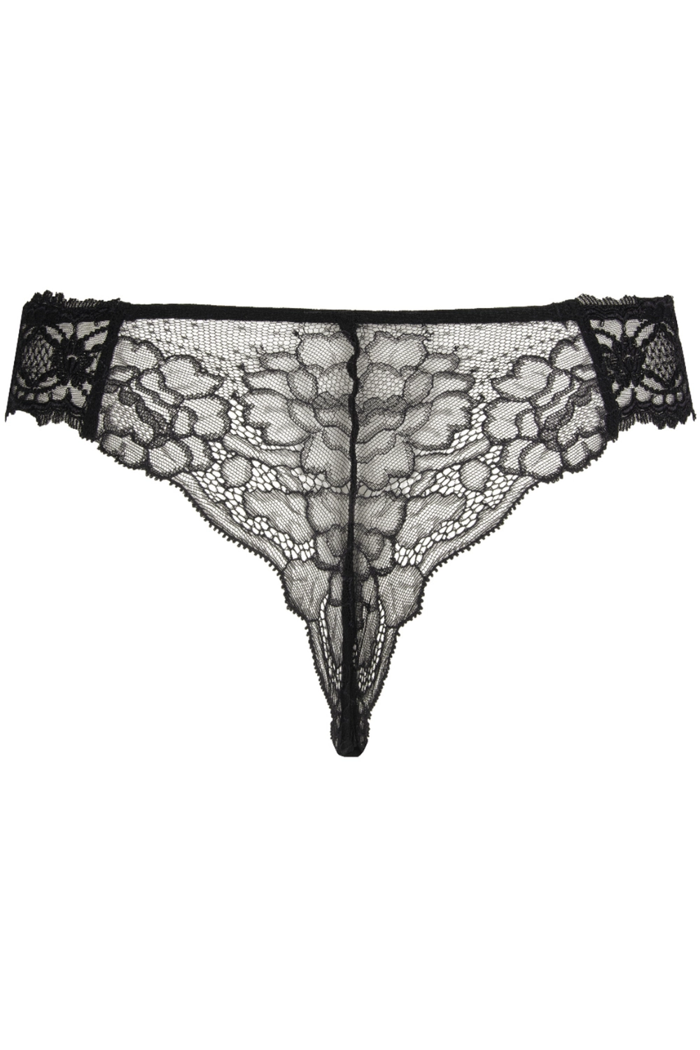 Sublime En Dentelle Thong in Black