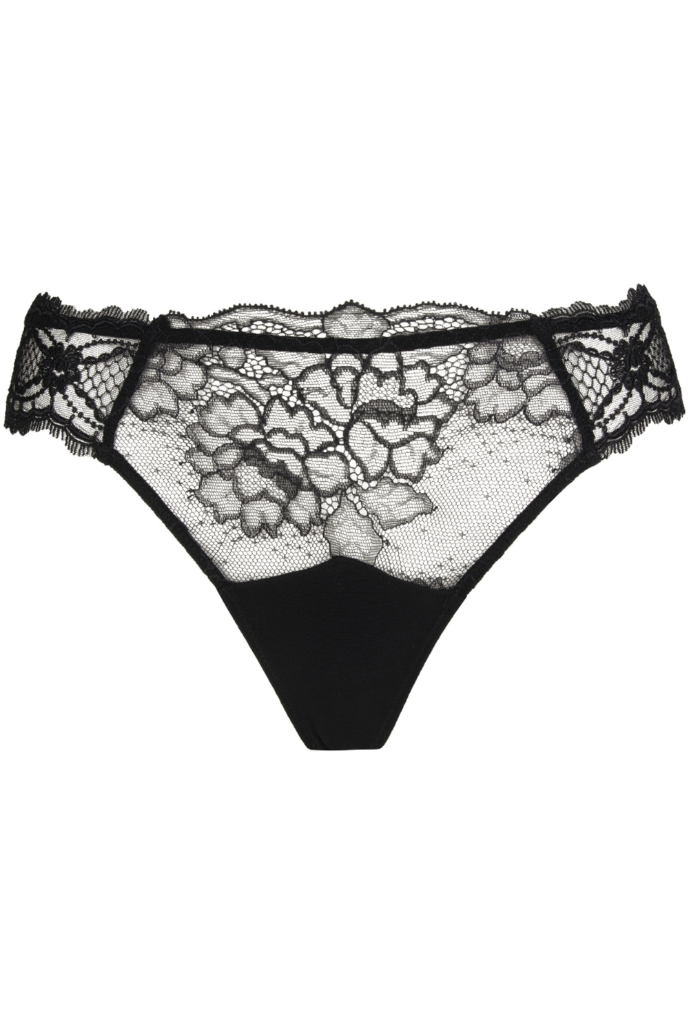 Sublime En Dentelle Thong in Black