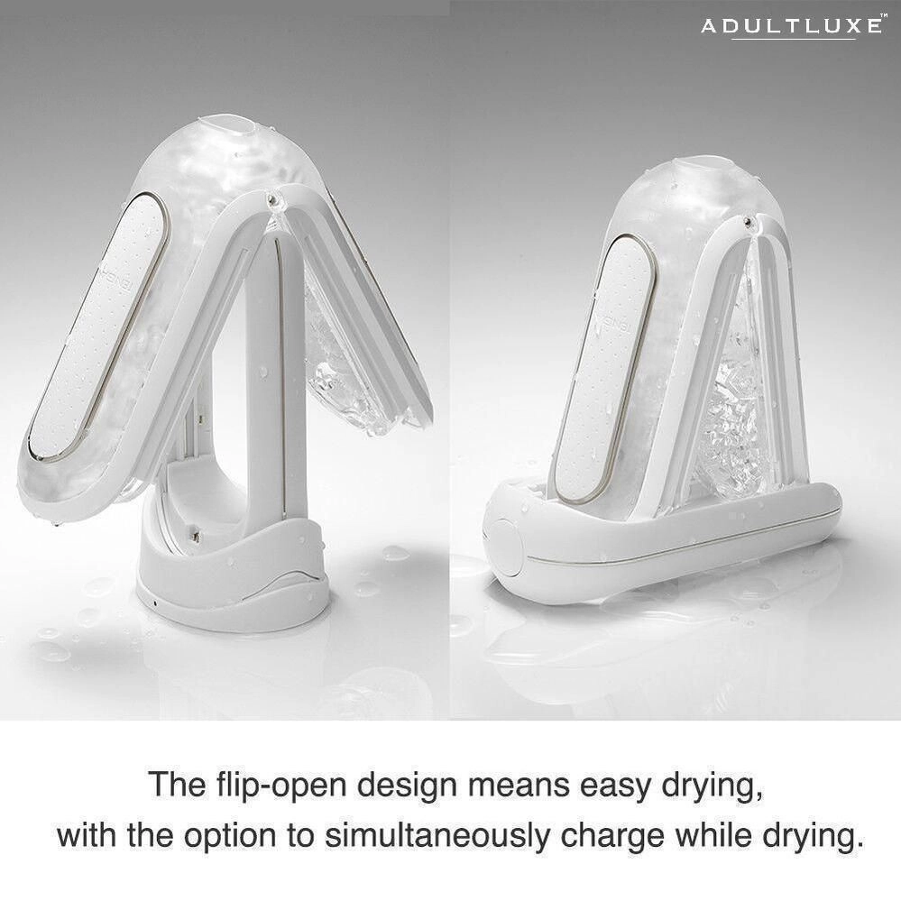 Tenga Flip Zero White Vibrating Masturbator
