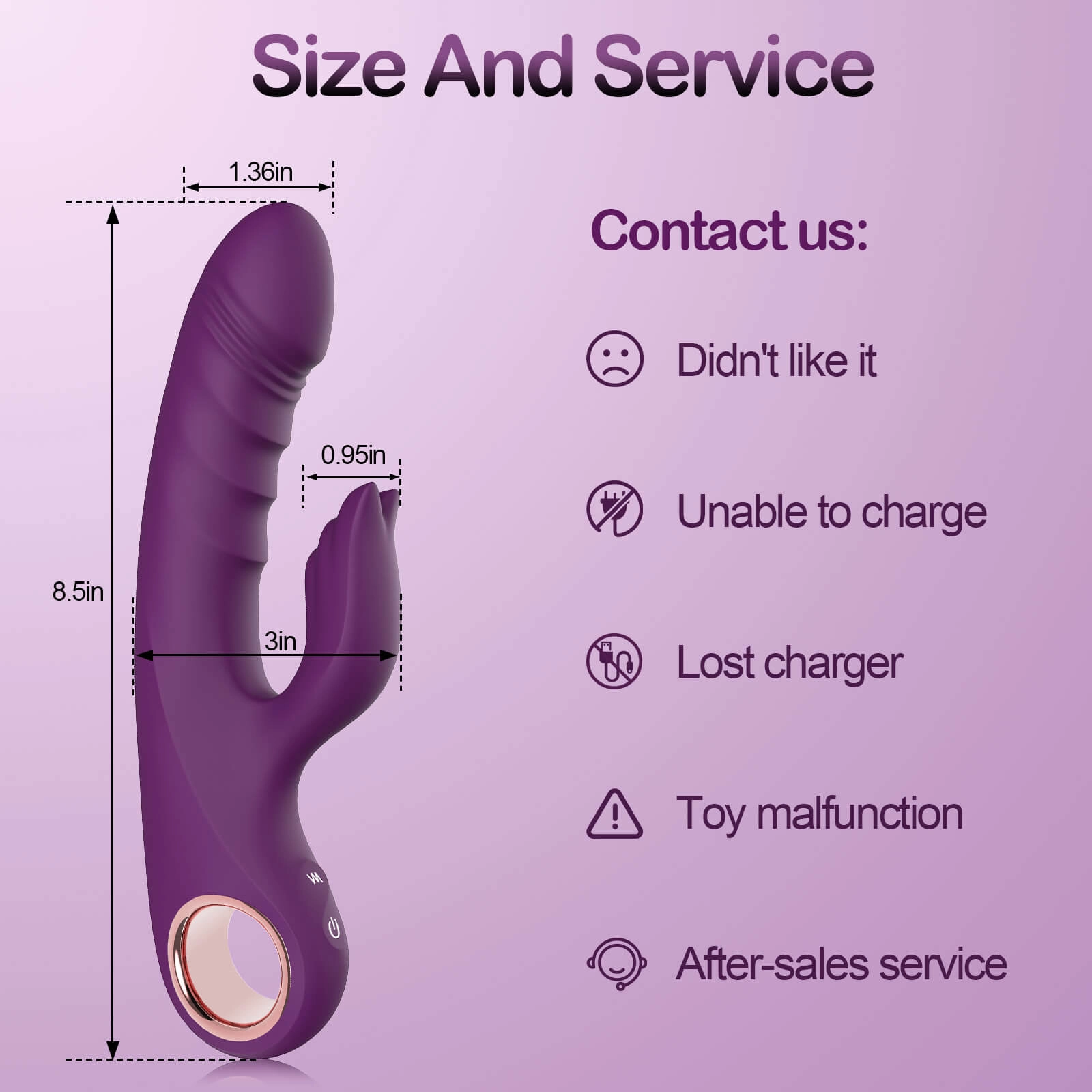 Tressia – Thrusting Dildo G Spot Rabbit Vibrator Adult Toy