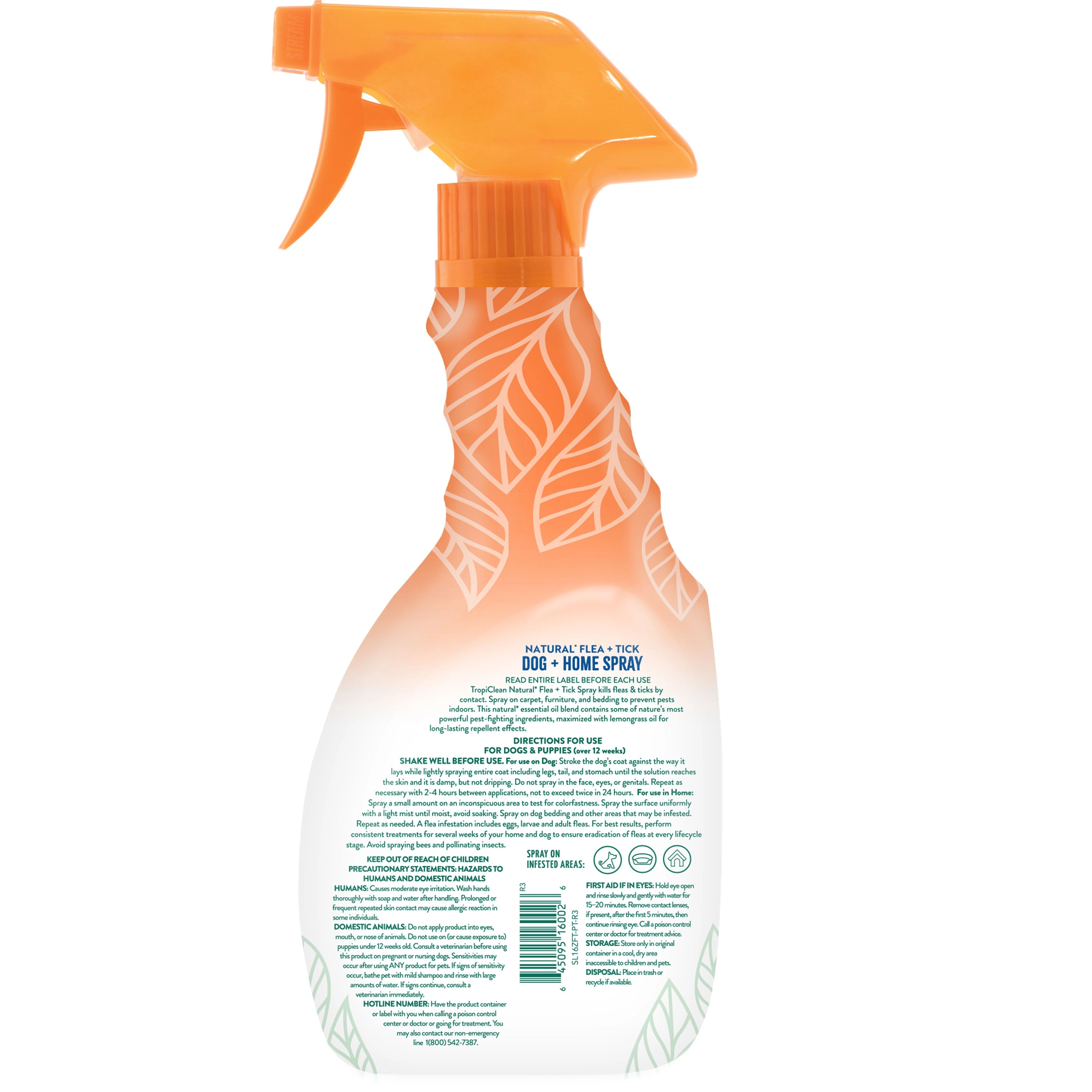 Tropiclean Natural Flea & Tick Pet Spray