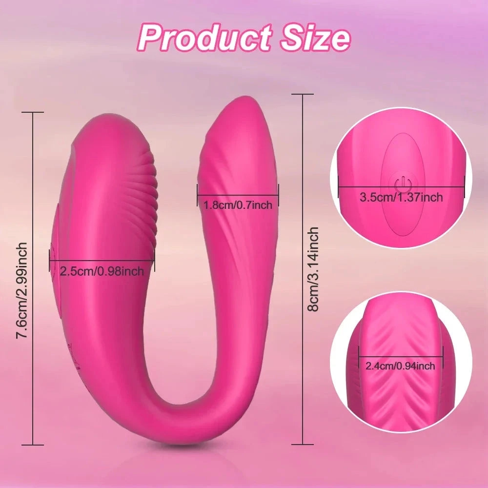 U Shaped Wearable App Controlled Vibe Vibrator for Women