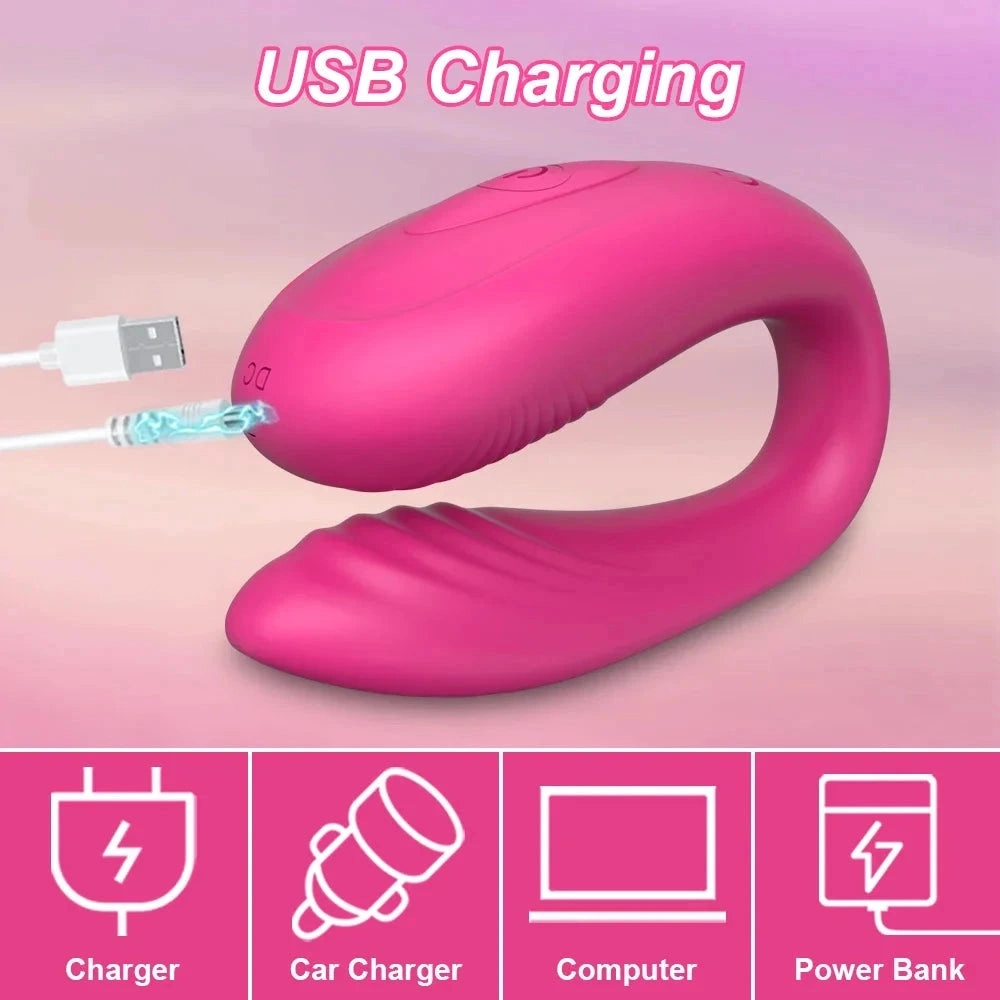 U Shaped Wearable App Controlled Vibe Vibrator for Women