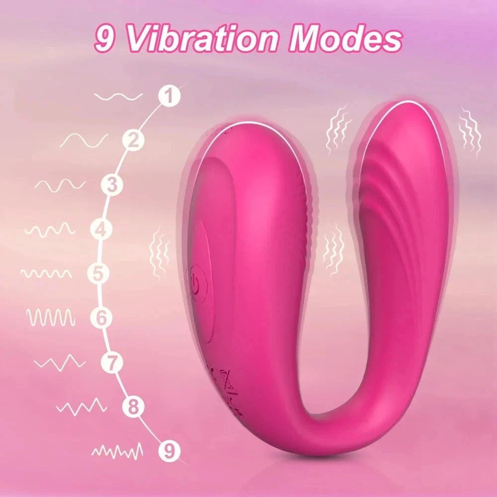 U Shaped Wearable App Controlled Vibe Vibrator for Women