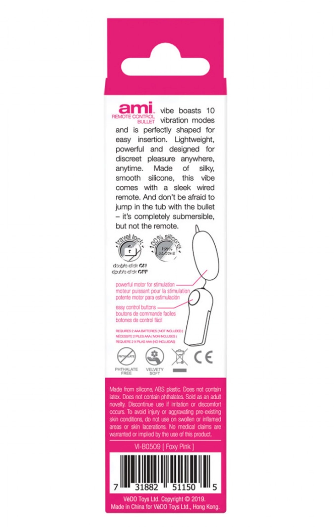VeDO Ami Remote Controlled Vibrating Egg