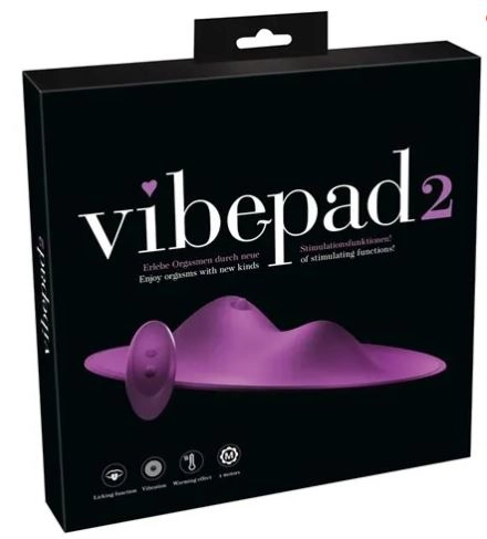 VibePad 2 Grinder Warming Tongue Vibrator with Remote - Purple