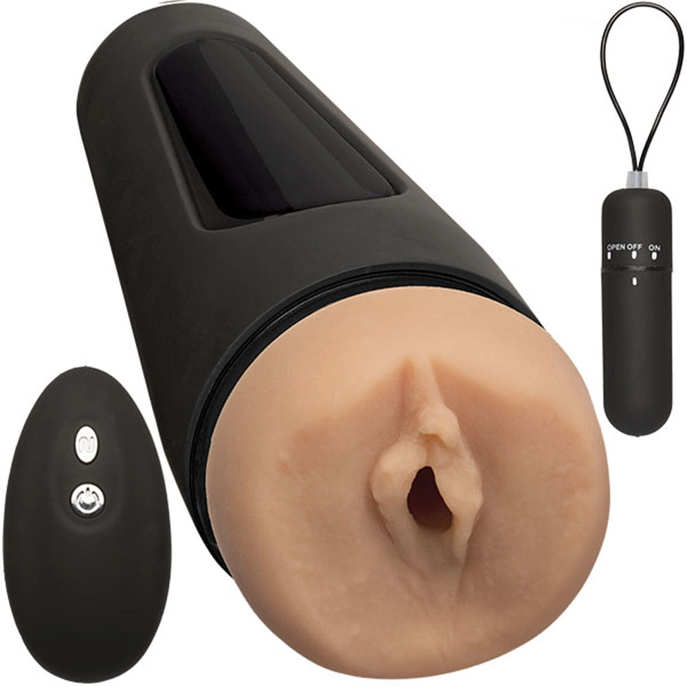Vibro Bullet: Lifelike Vibrating Pussy with Remote Control Fun