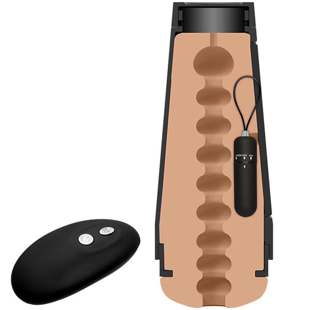 Vibro Bullet: Lifelike Vibrating Pussy with Remote Control Fun