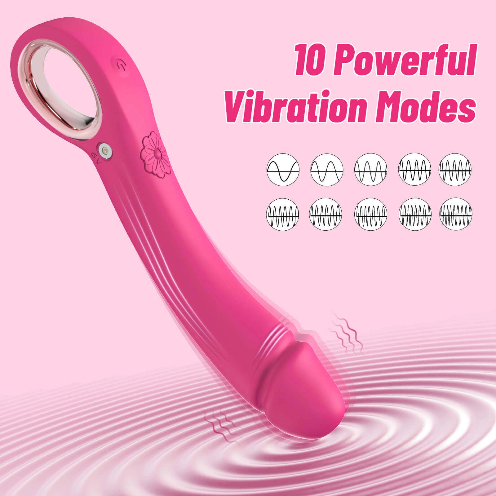 Viora – Quiet and Strong 10 Vibration Modes G Spot Vibrator