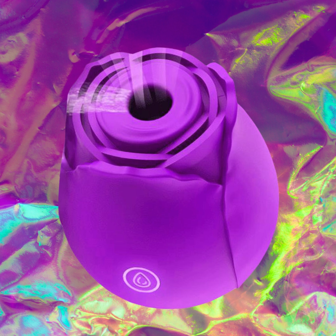 Voodoo Beso Flower Power Rose Clit Suction Vibrator