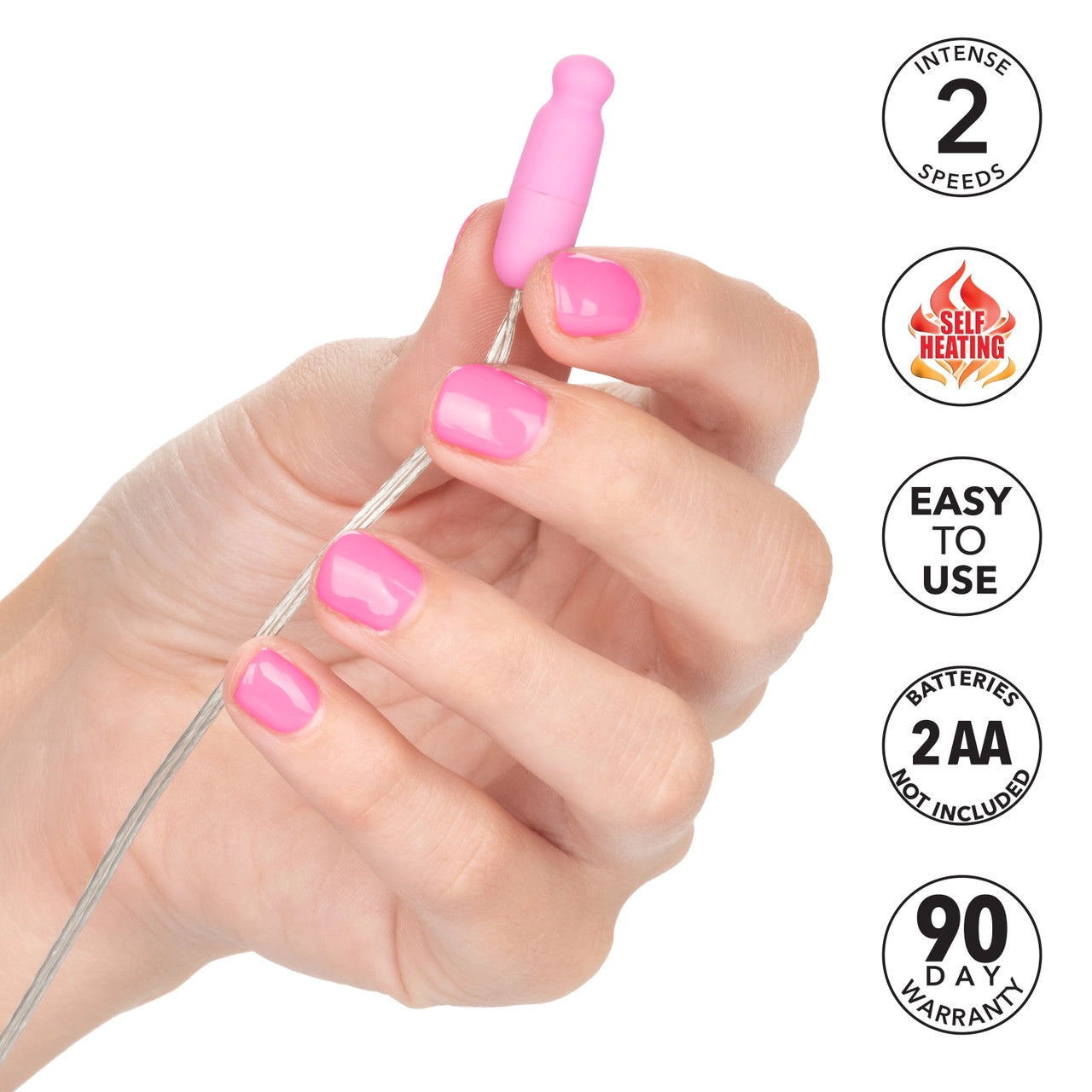 Whisper Micro-Heated Bullet - Pink