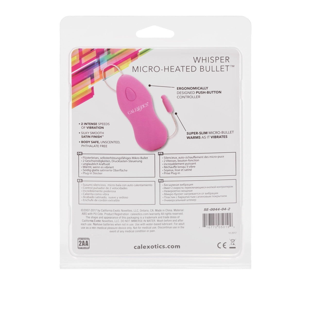 Whisper Micro-Heated Bullet - Pink