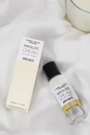White Camelia Silicone-Based Lubricant & Massage Fluid 50ml