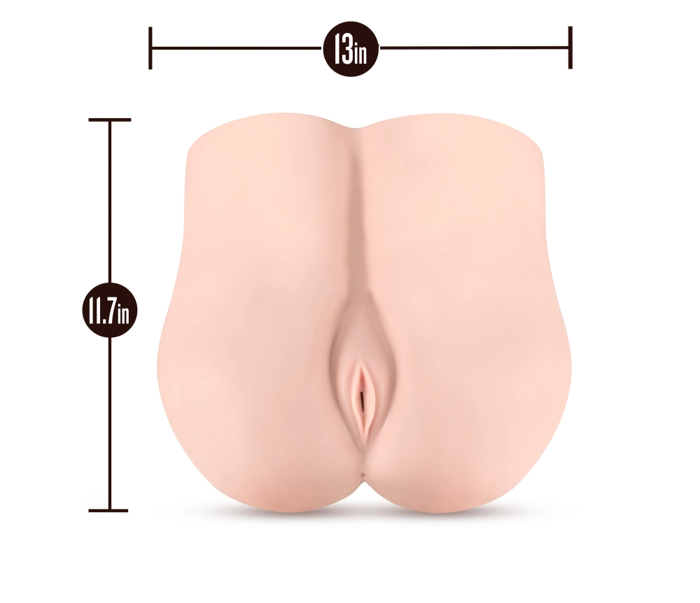 X5 Men By Blush® | Go Deep Realistic Beige Vibrating Masturbator / Stroker