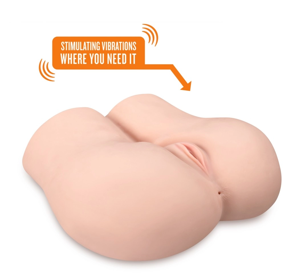 X5 Men By Blush® | Go Deep Realistic Beige Vibrating Masturbator / Stroker