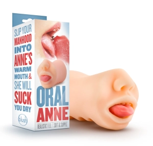 X5 Men By Blush® | Oral Anne Vanilla Masturbator / Stroker