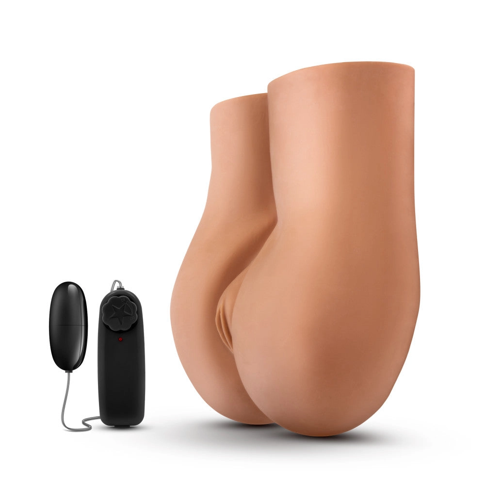 X5 Men By Blush® | Pound Me Deep Realistic Mocha Vibrating Masturbator / Stroker