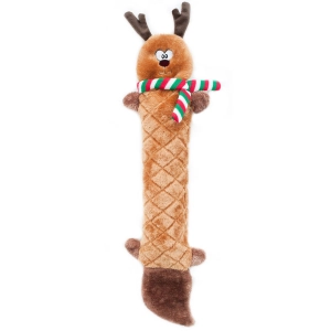 Zippy Paws Holiday Jigglerz Reindeer Dog Toys