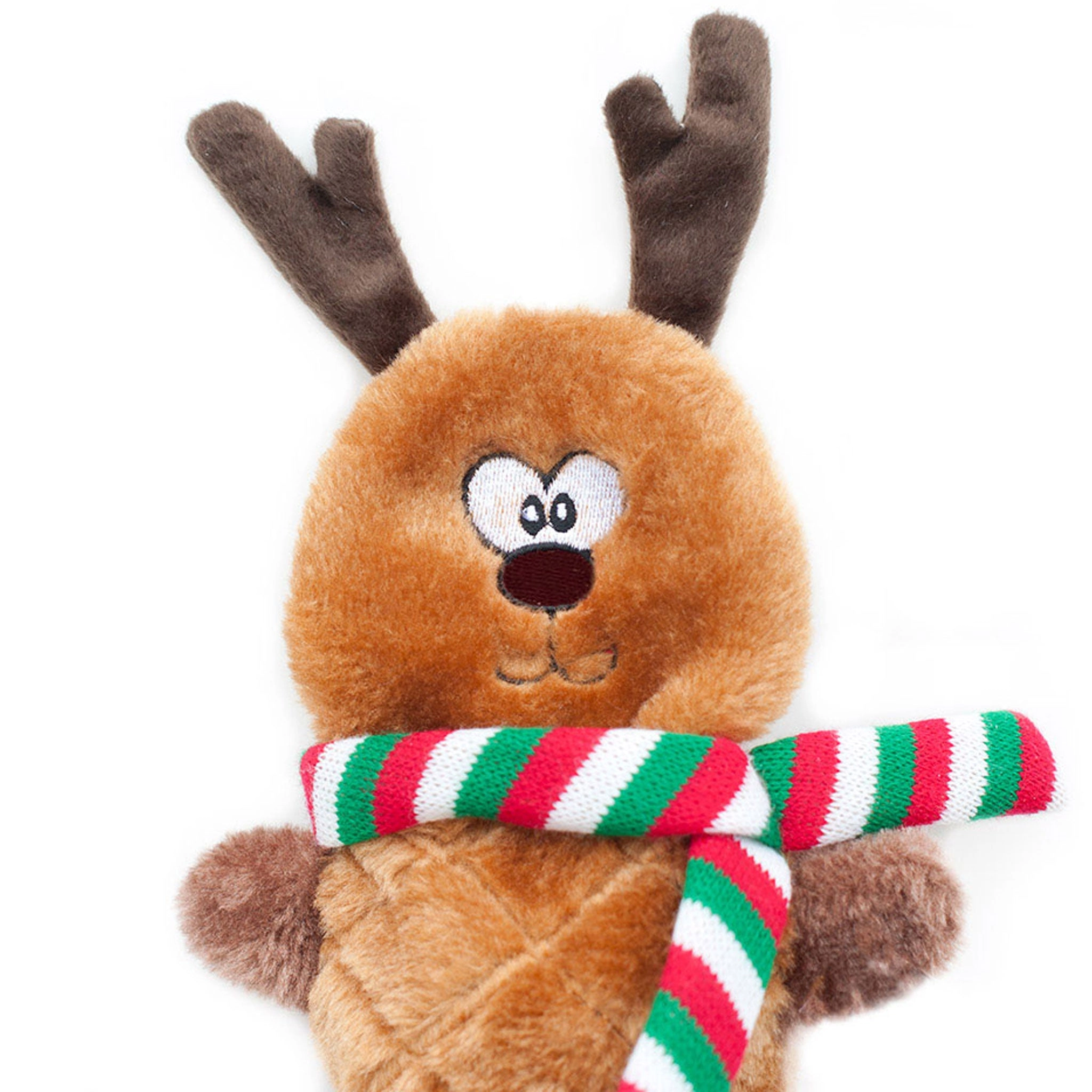 Zippy Paws Holiday Jigglerz Reindeer Dog Toys
